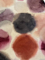 Shades of Purple/Orange Overlapping Watercolour Circles "Harlequin - Selenic"