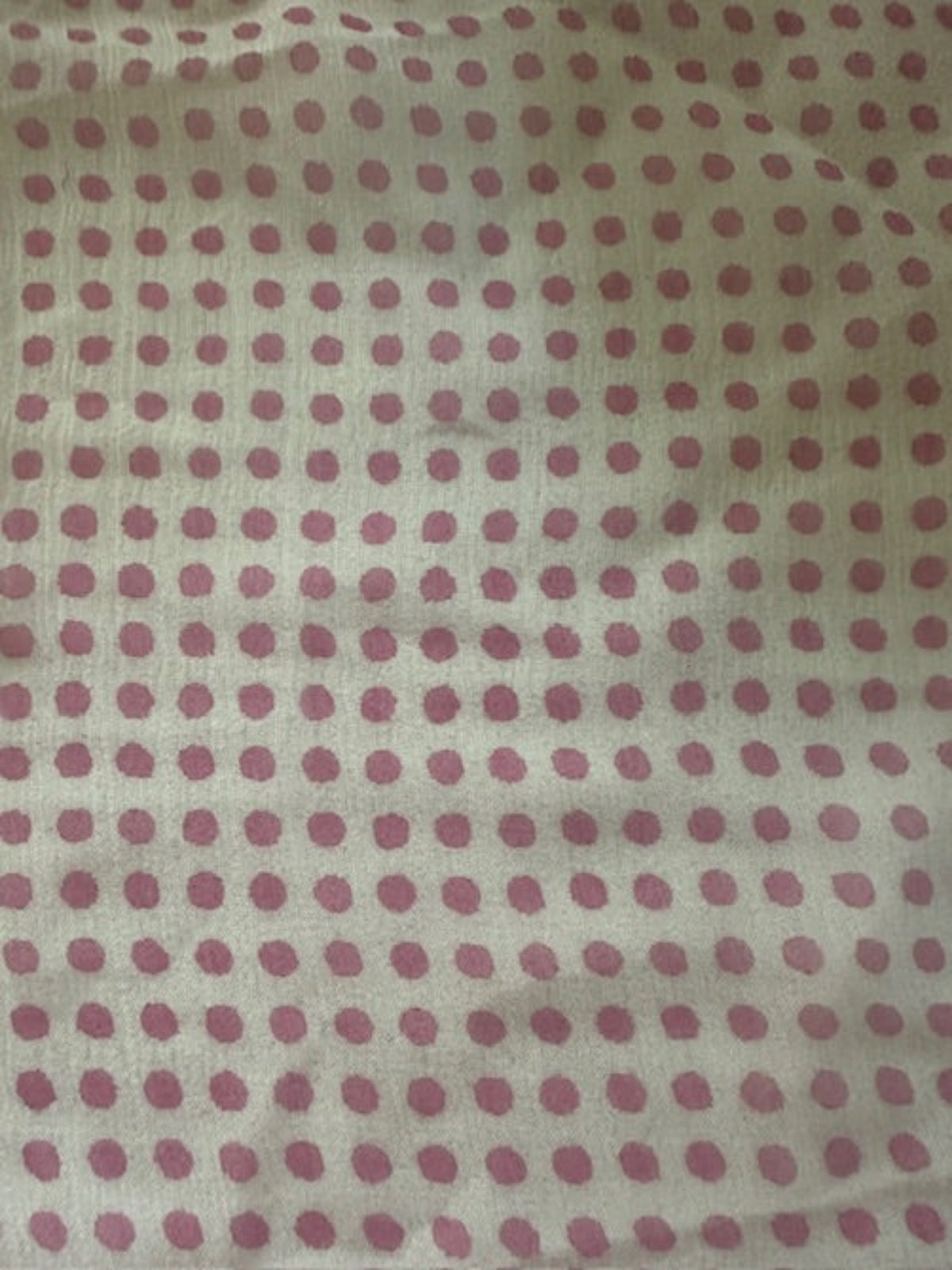 Pink Spot on Yoryu Silk Chiffon