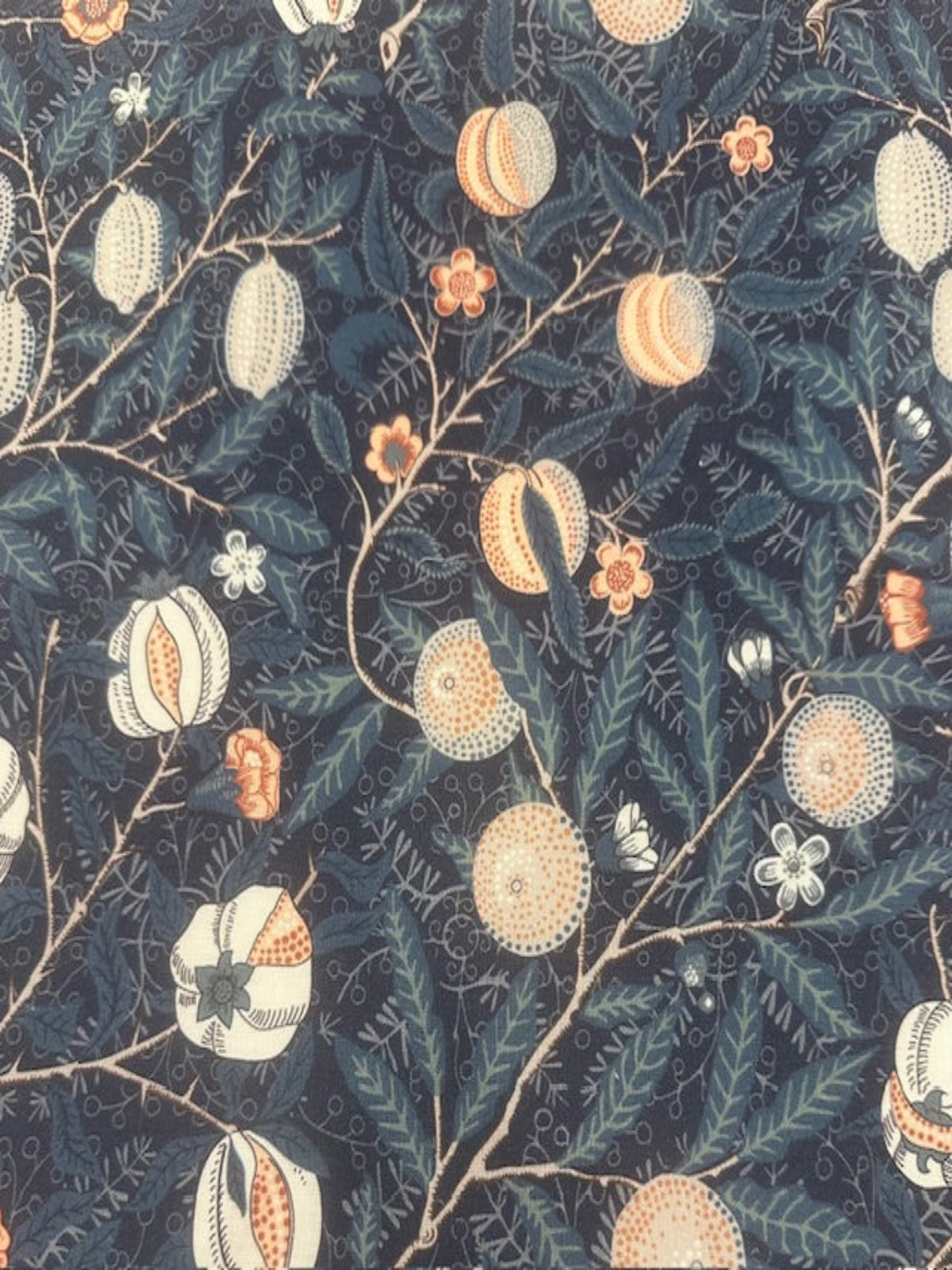 Sweet Symphony Pomegranite 100% Organic Cotton by "William Morris"