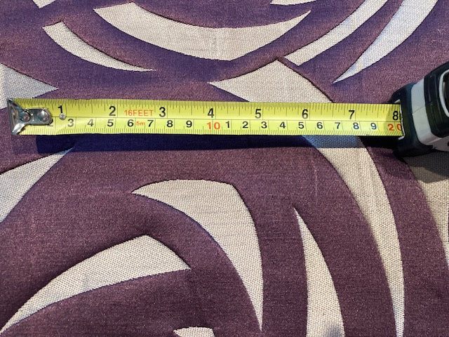 Purple Swirl Jacquard Furnishing