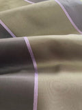 Purple/Olive/Chocolate Irridescent Stripe Taffeta
