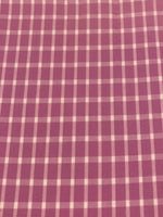 Pink Check Shirting Weight