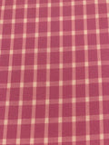 Pink Check Shirting Weight