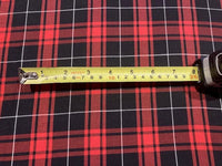 Black/Red Tartan Check Soft Handle