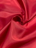 Red Twill Recycled Polyester Lining
