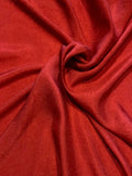 Tomato Red Soft Handle Silk Dupion Blouse Weight