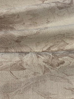 Beige Large flower Shadow Print on Cotton