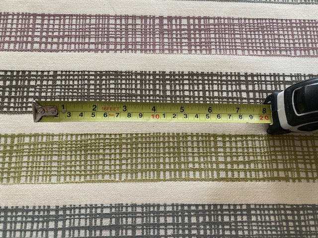 Lime/Grey/Slate/Mauve Basket Weave Effect , with FR Finish