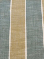 Mustard/Sage Green Stripe. Stripes run along the fabric