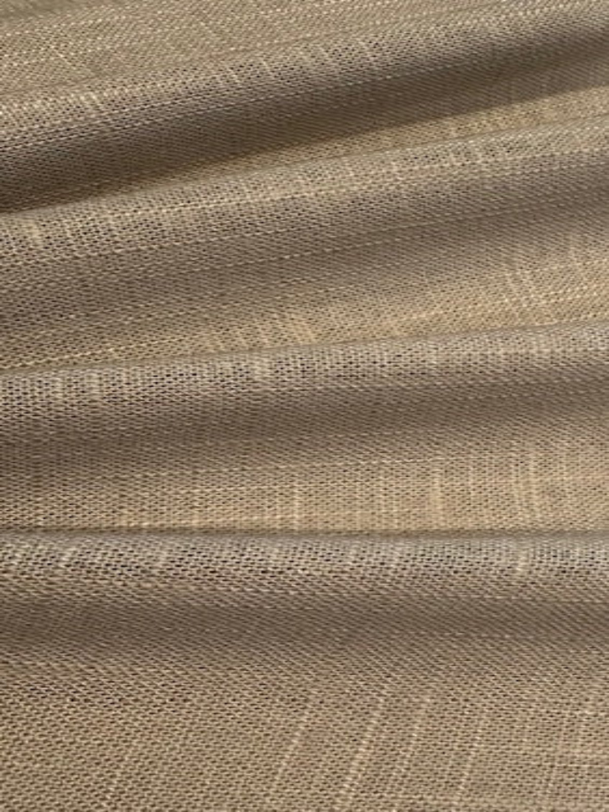 Sand Linen/Viscose Mix, Slubbed Look