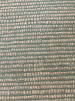 Sea Green Graduated Spotted Stripe Furnishing. Firm Handle Cotton