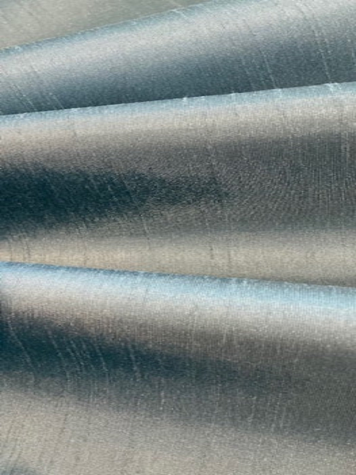 Sea Green Dupion Blackout Fabric with Fire Retardant Finish