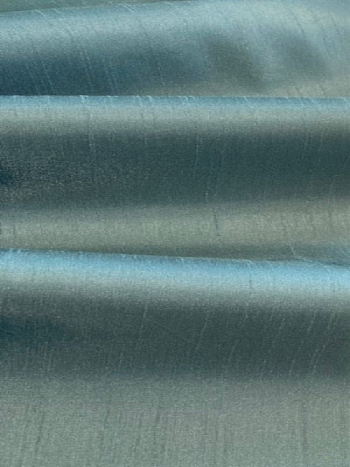Sea Green Dupion Blackout Fabric with Fire Retardant Finish