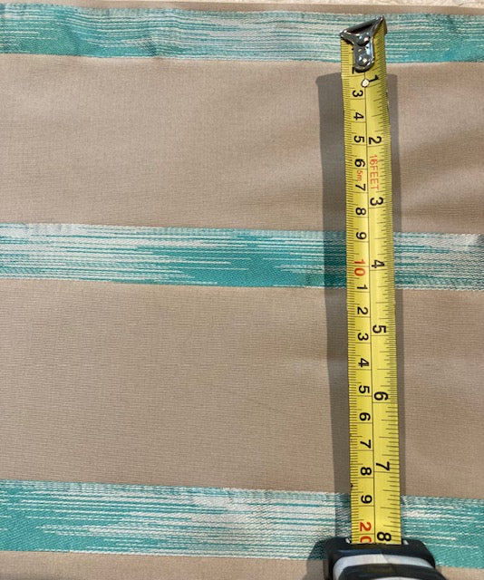 Seagrass Stripe on Light Clay " Sway - Seagrass"