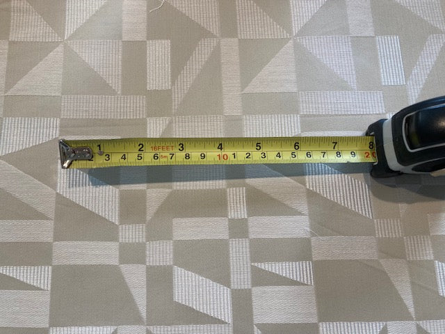 Silver Geometrical Jacquard