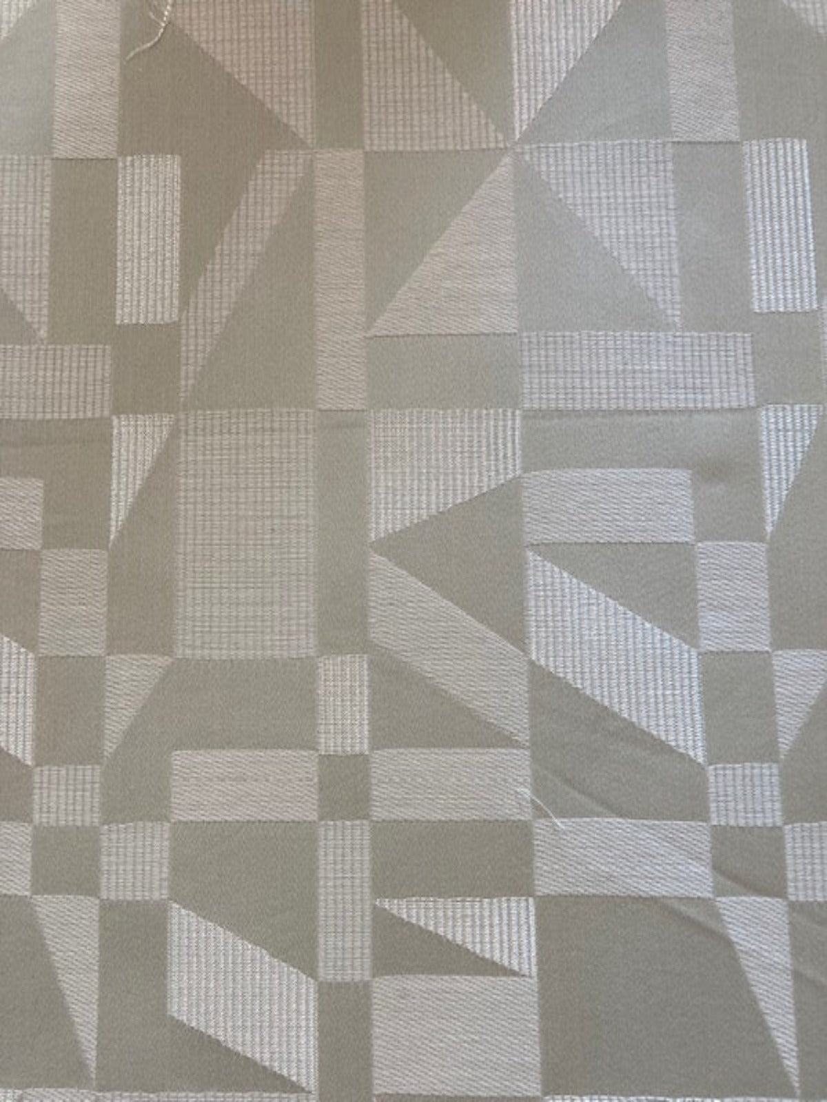 Silver Geometrical Jacquard