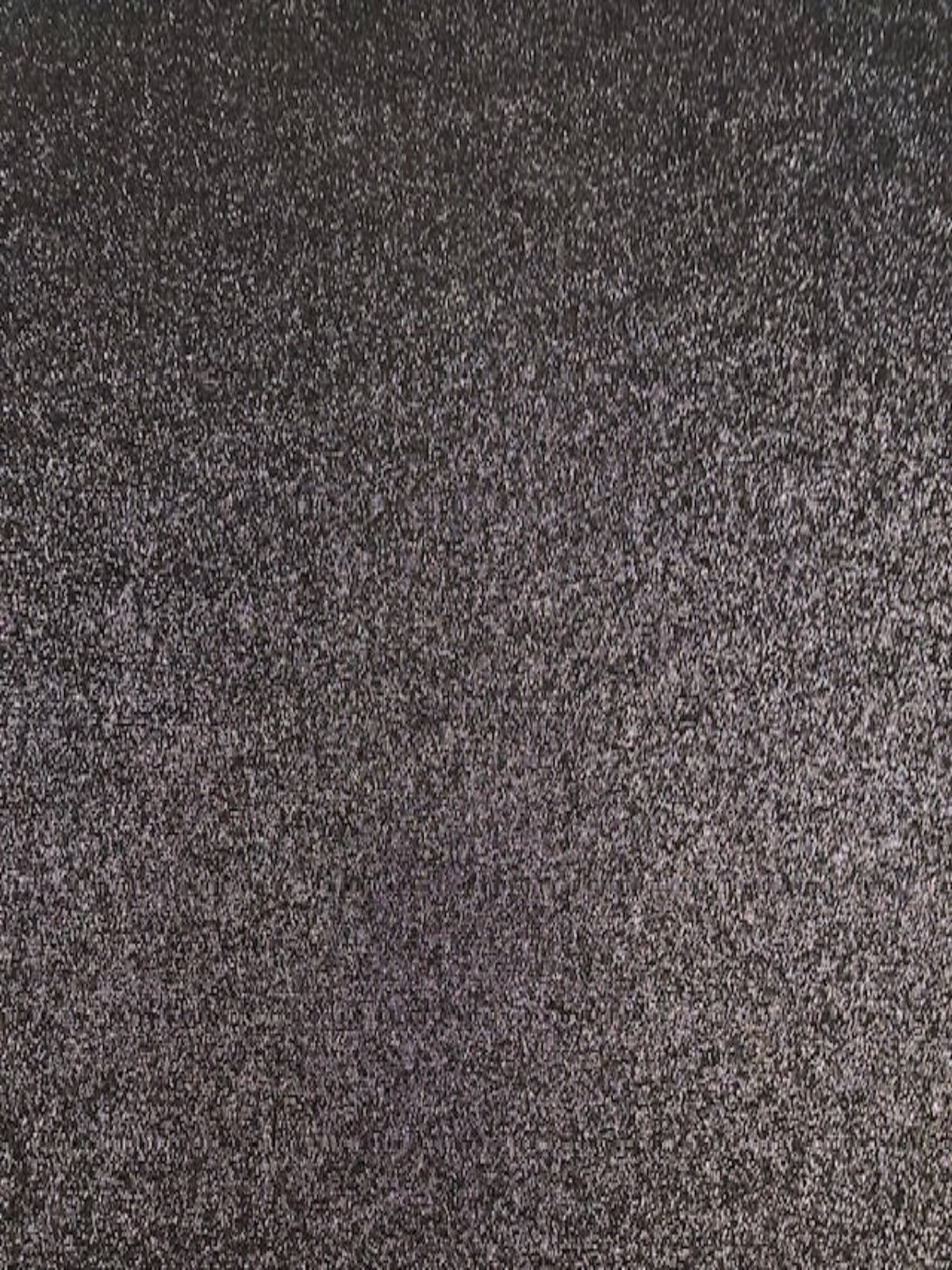 Silver Foil Print Glitter effect on Black Knit