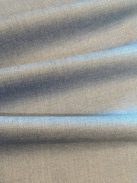 Sky Blue Polyester/Viscose Soft Handle & Fluid Drape Suiting