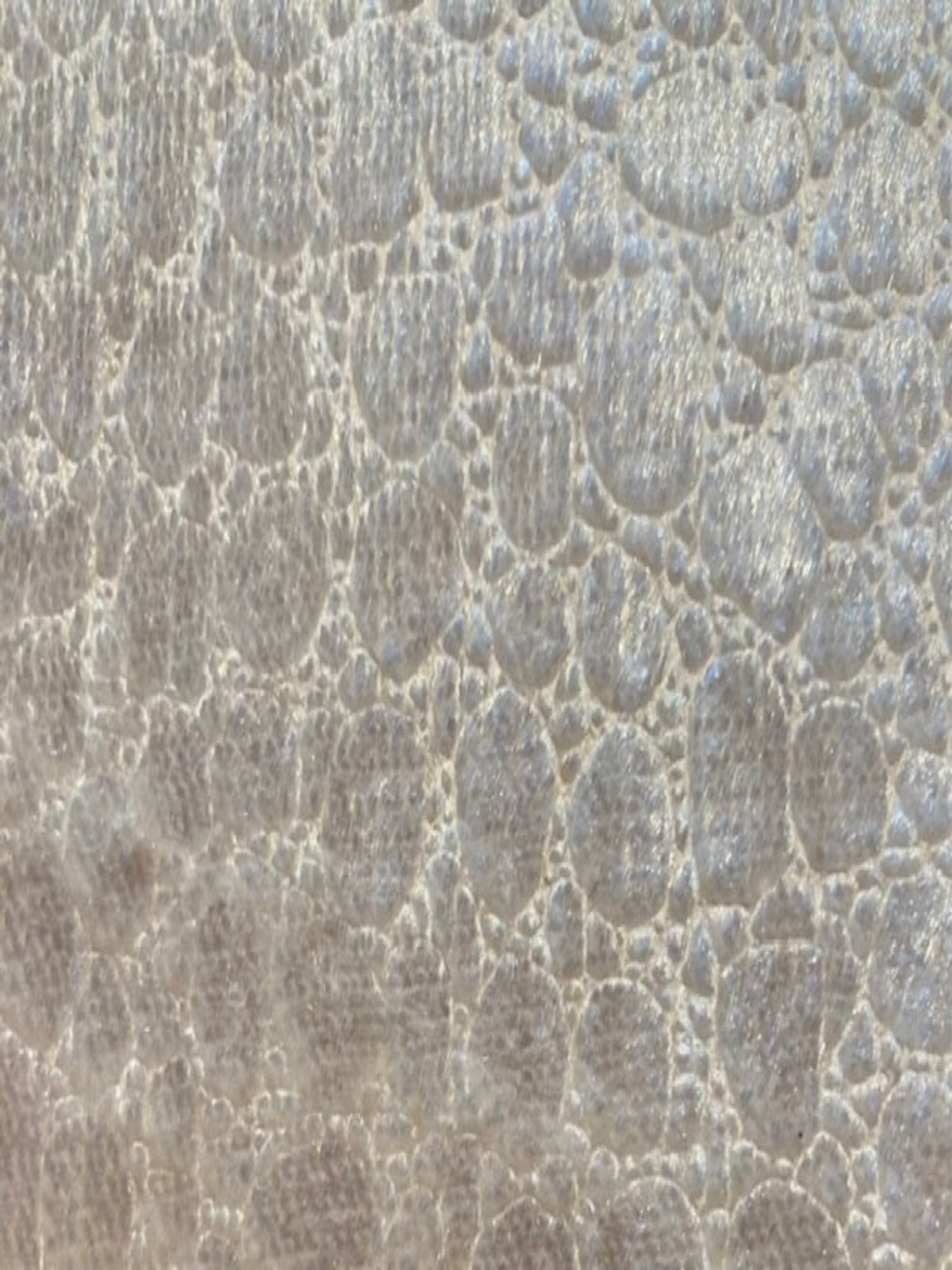 Cream Snake Skin Ivory Velvet