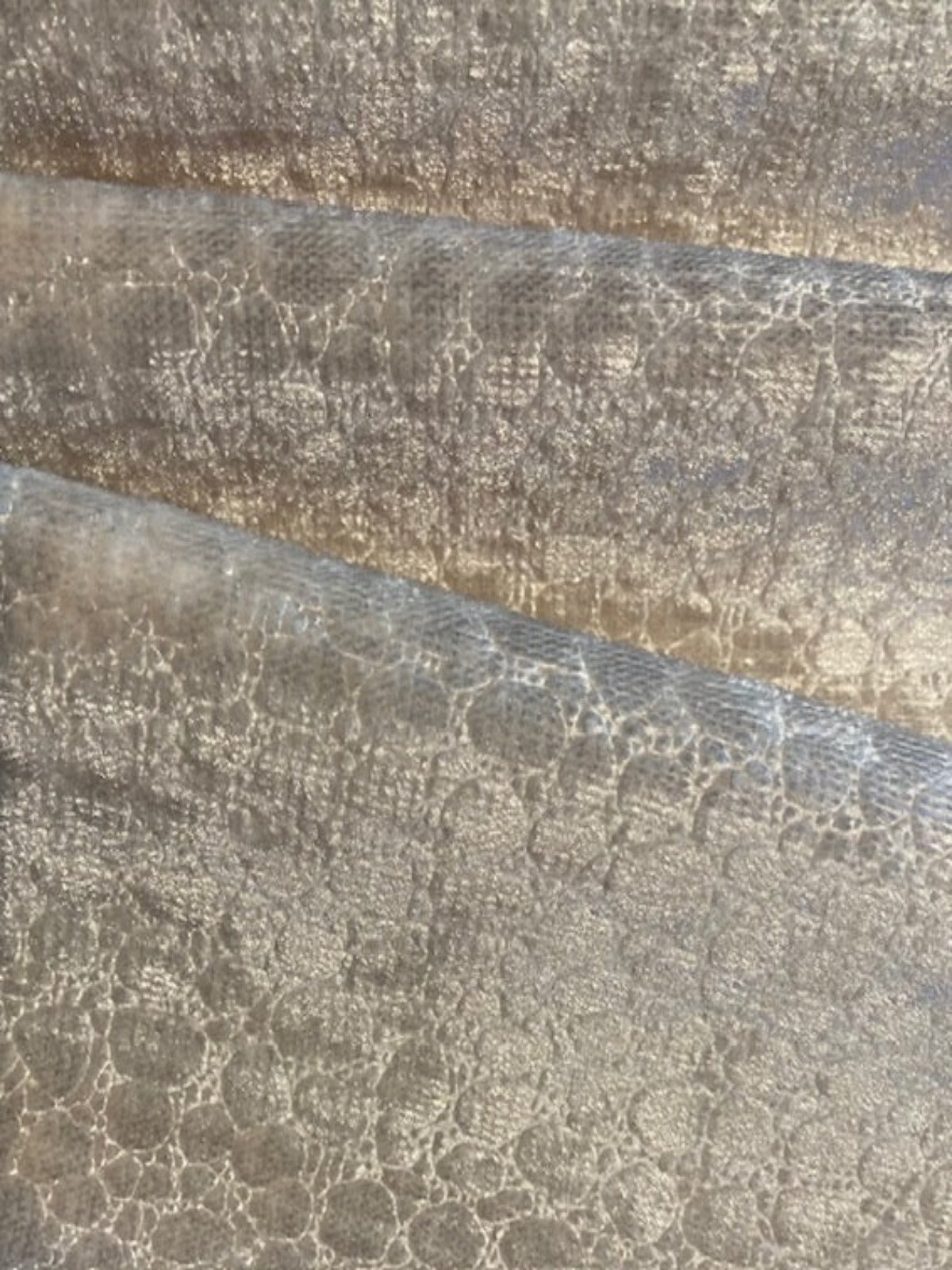 Cream Snake Skin Ivory Velvet