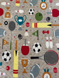 Multi Sports on Cotton Poplin