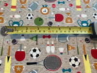 Multi Sports on Cotton Poplin