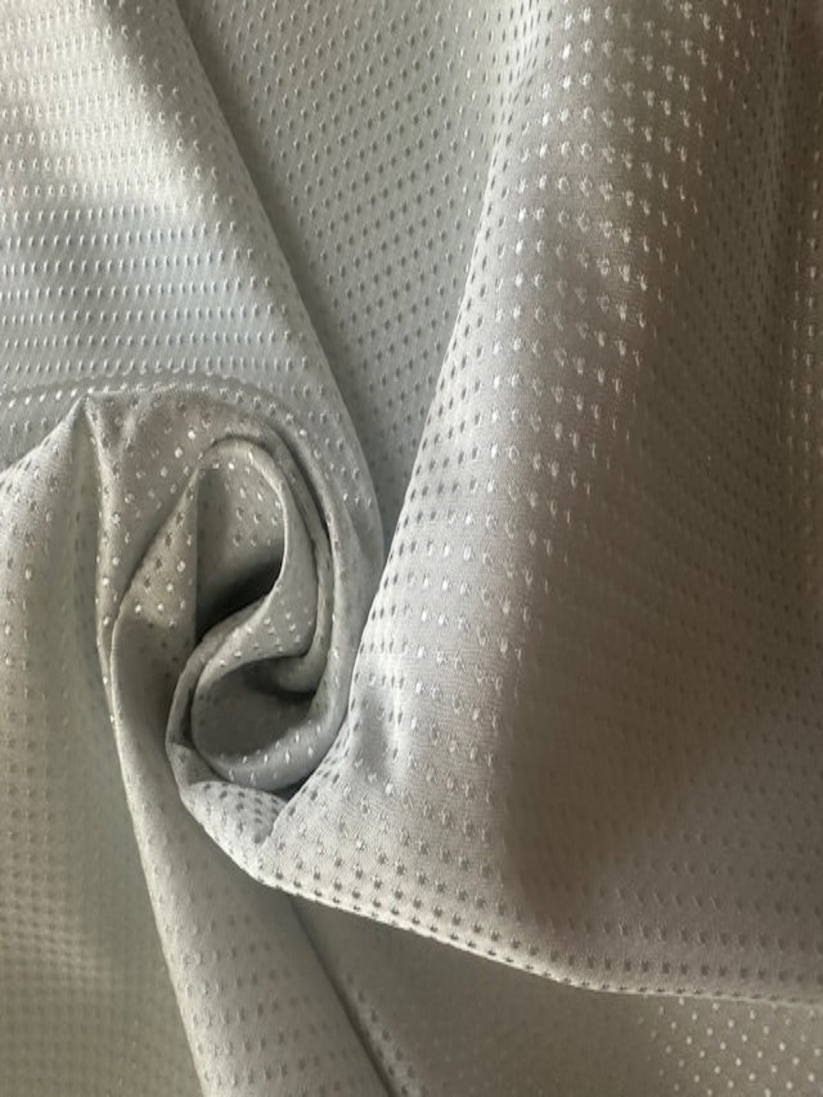 Pale Silver Dot Jacquard