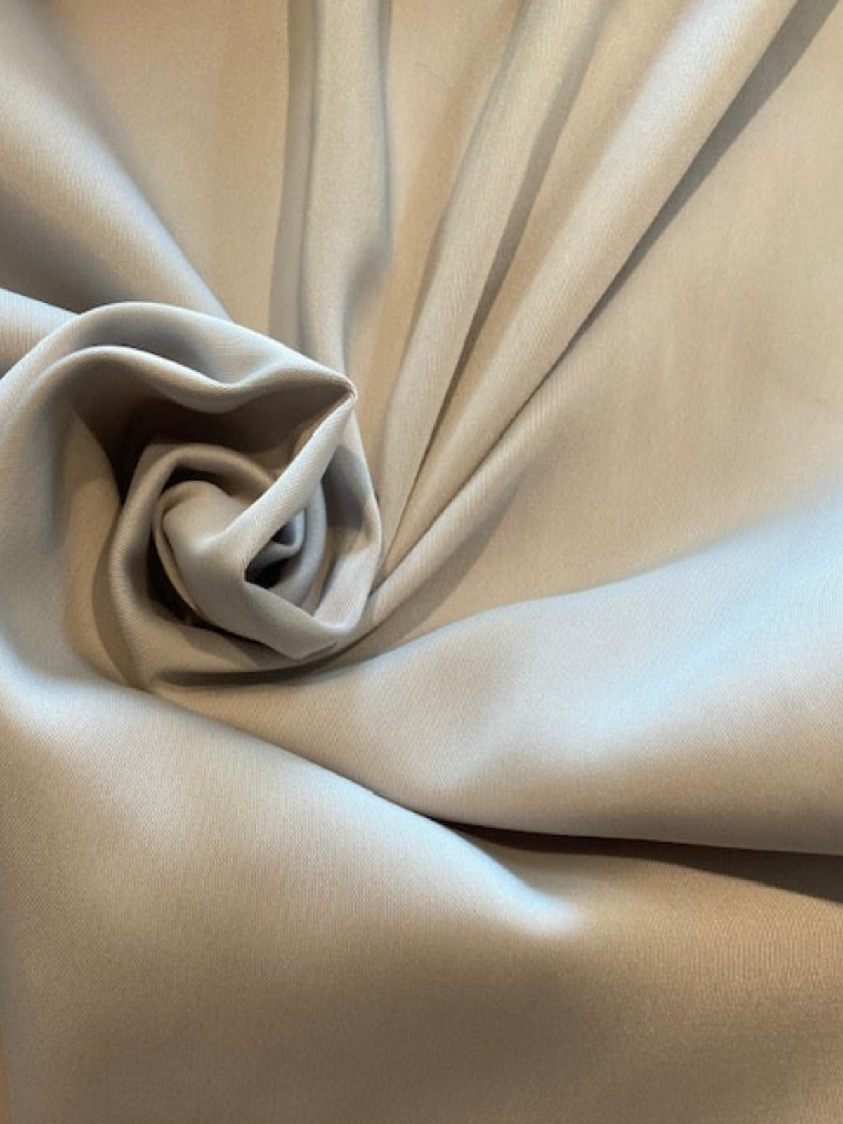 Silver Stretch Satin
