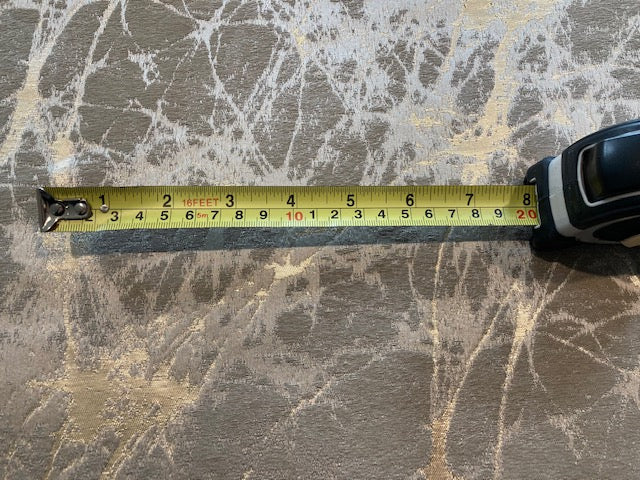 Stone Lava Flows with Gold Lurex Detail