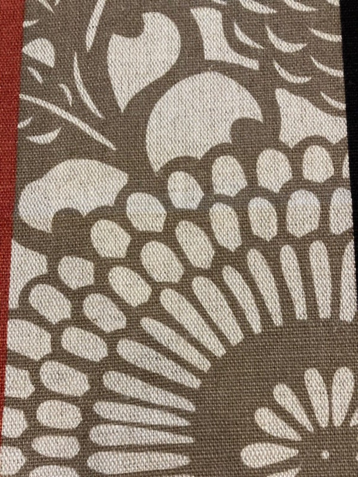 Multi Stripe with Patterned Print on Cotton/Linen " Warwick"