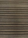 Silver Lurex Pinstripe on Black Knit