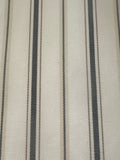 Black/Beige Stripe on Cotton Furnishing