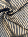 Black/Dull Gold Woven Stripe