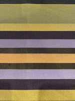 Multi Stripe Coloured Woven. Stripes Run across the Fabric