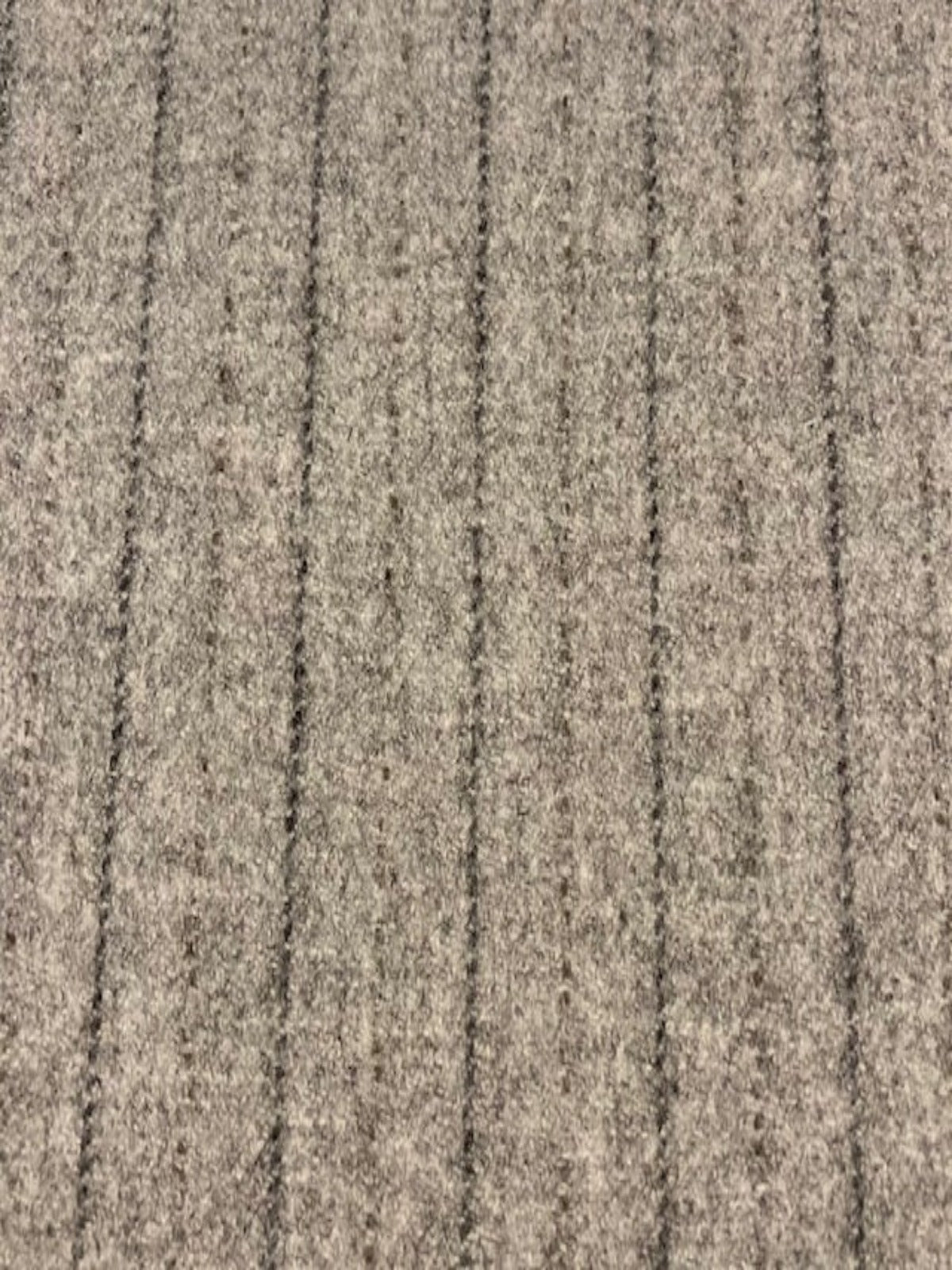 Pinstripe on Light Grey Felt