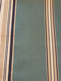Teal/Indigo Herringbone Stripe. Stripe Run along the Fabric. "Sanderson - Saxon"