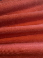 Terracotta Herringbone Linen/Cotton