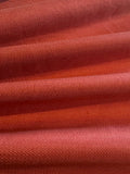 Terracotta Herringbone Linen/Cotton