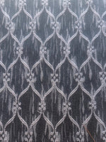 Black Trellis Jacquard