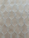 Pale Duck Egg/Pale Gold Trellis Jacquard