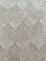 Pale Duck Egg/Pale Gold Trellis Jacquard