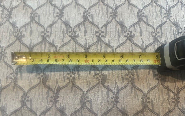 Steel Grey Trellis Jacquard