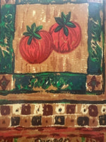 Vegetable Themed PVC Coated Cotton