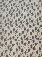 Mauve Ditsy Floral on Cotton Poplin