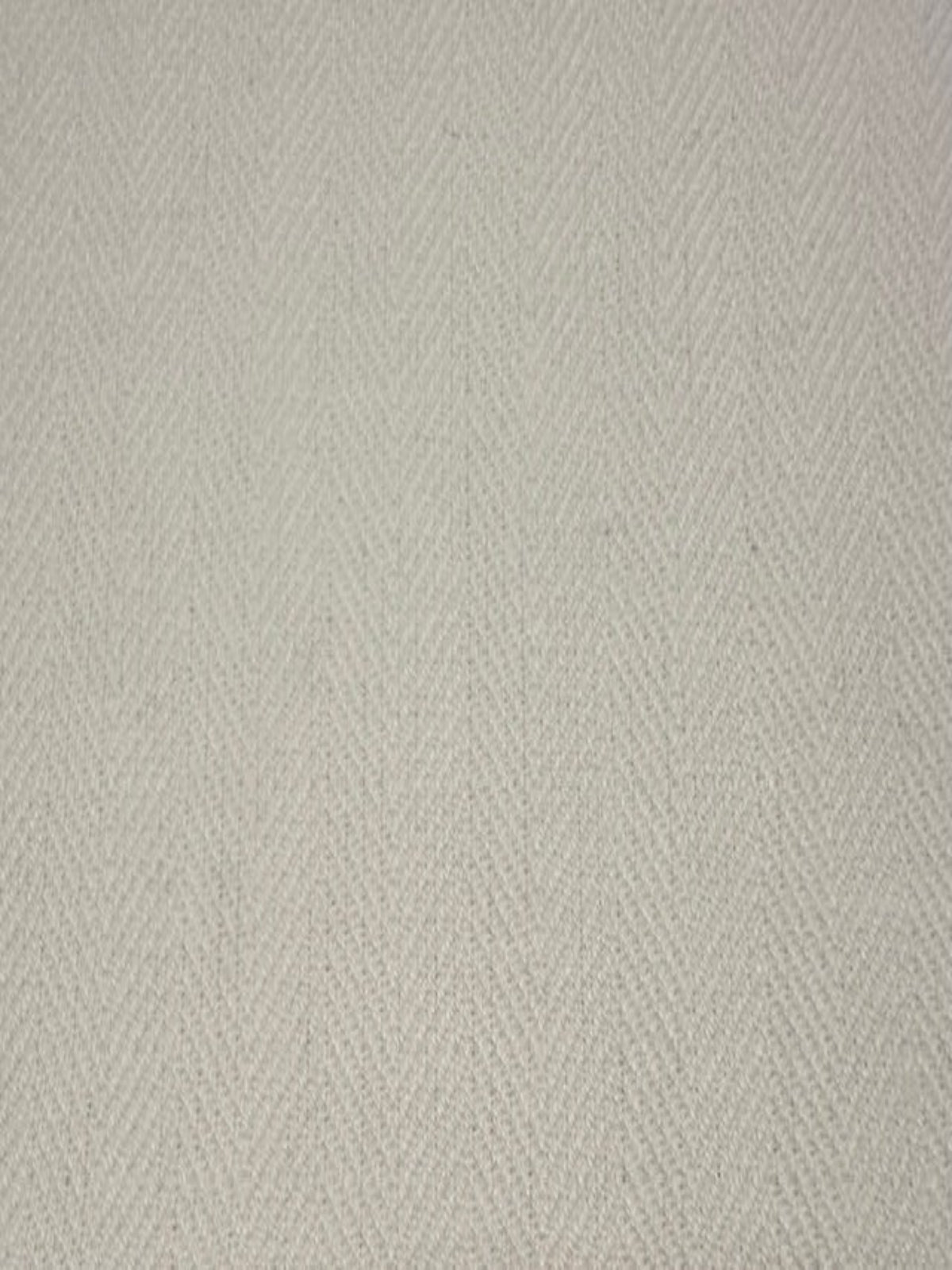 Off White Herringbone Linen/Cotton Mix