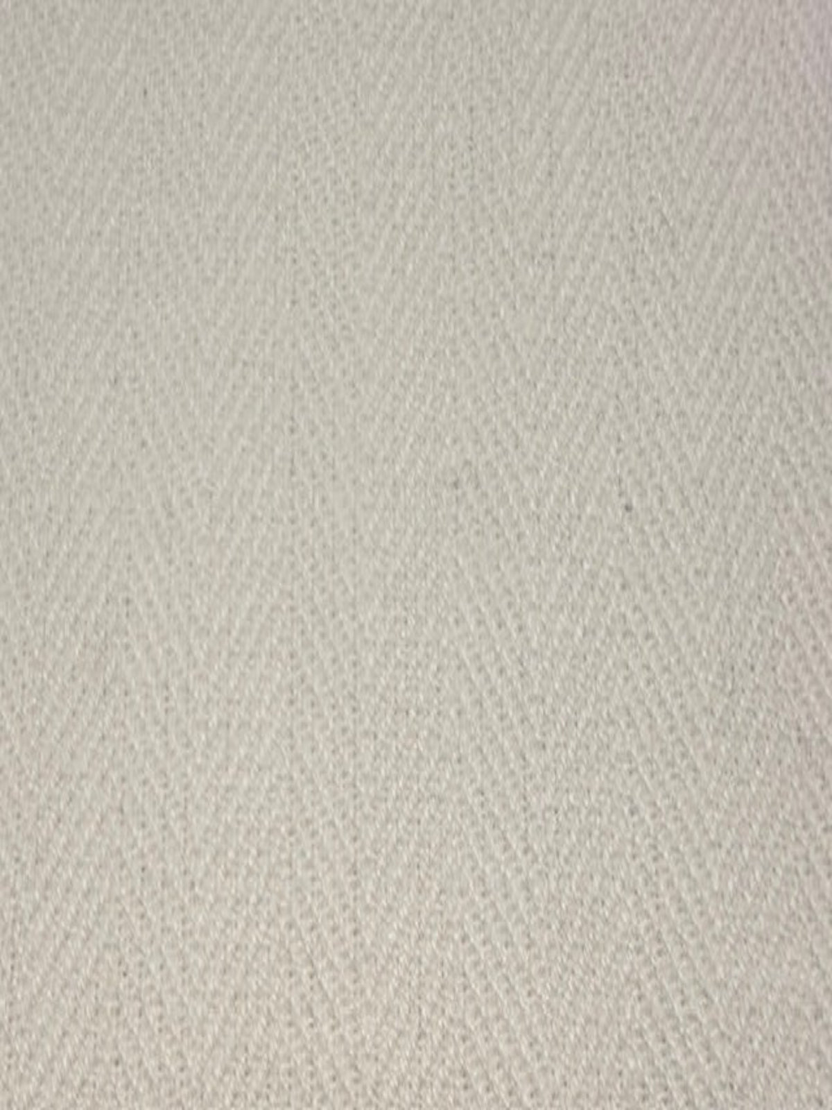 Off White Herringbone Linen/Cotton Mix