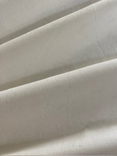 White Cotton Woven Shirting Weight