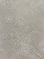 Ivory on Ivory Embossed Jacquard