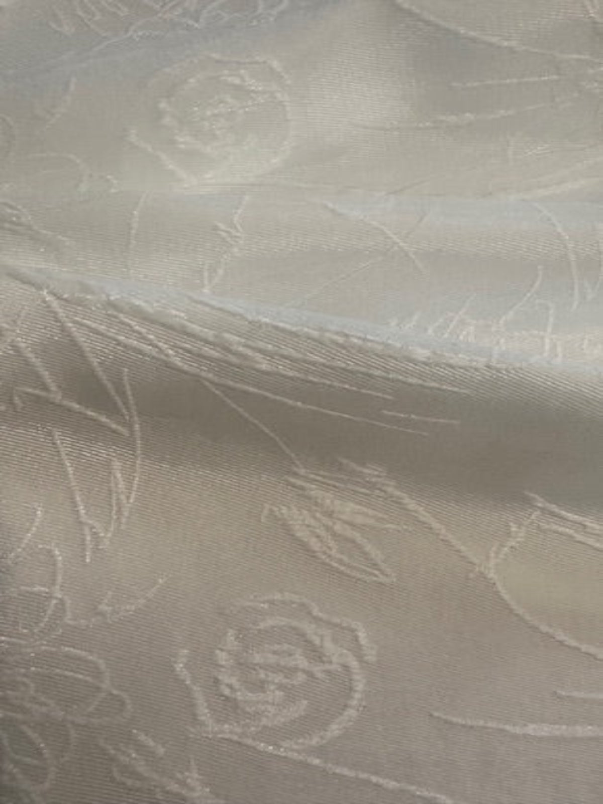 Ivory on Ivory Embossed Jacquard