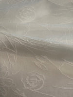 Ivory on Ivory Embossed Jacquard